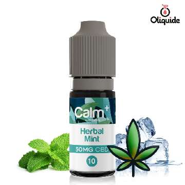 Herbal Mint de la collection Calm+ E-Liquide CBD 